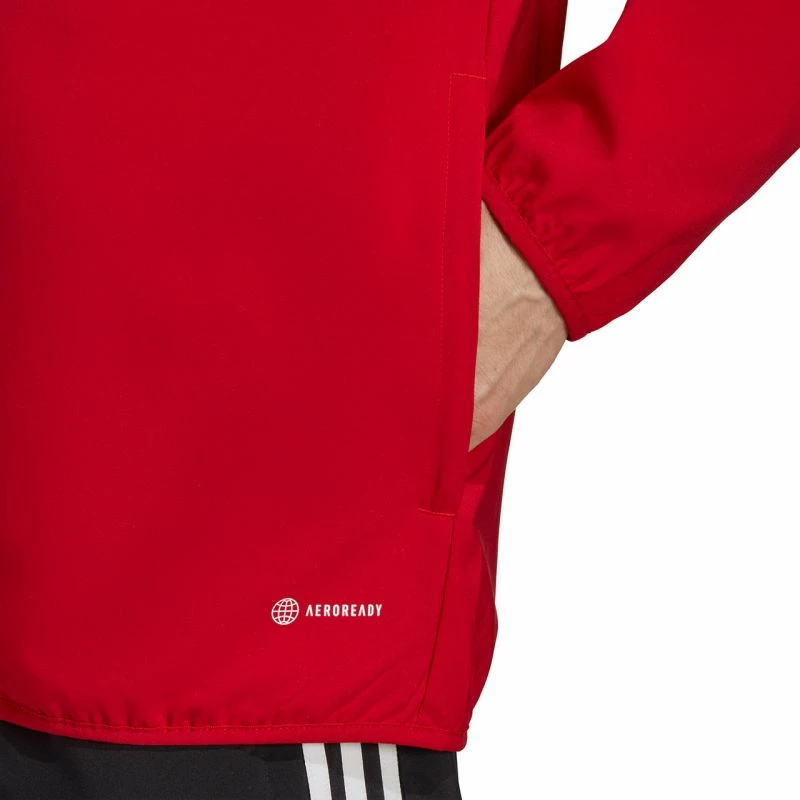 Jakne adidas për femra, e kuqe