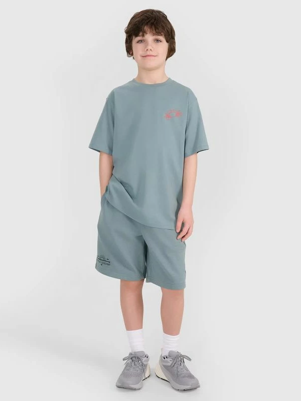 Maicë oversize për djem 4f, me print [Madhësia: 140]
