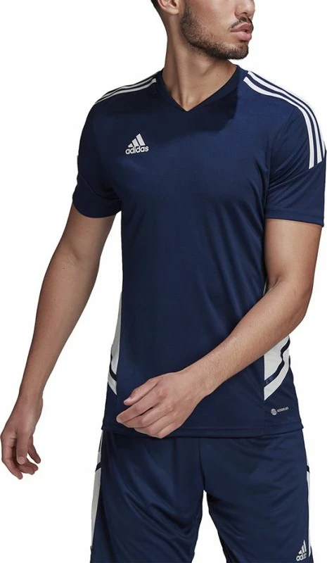 Fanellë futbolli për meshkuj adidas Condivo 22, e bardhë dhe blu marine
