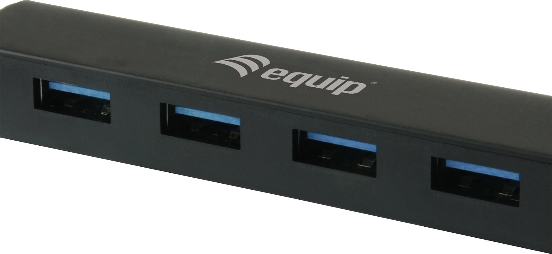 USB hub Equip 128953, 4 porta, USB 3.2 Gen 1, 5000 Mbit/s, plastik, zi