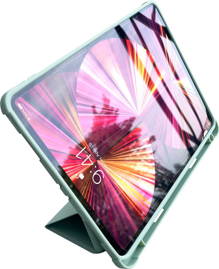 Mbështjellës tablet Hurtel për iPad Pro 11" 2021/2020, me stand, i gjelbër