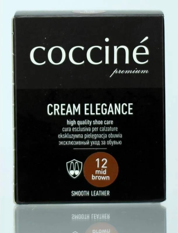 Krem kujdesi për këpucë Coccine Cream Elegance, kafe mesatare