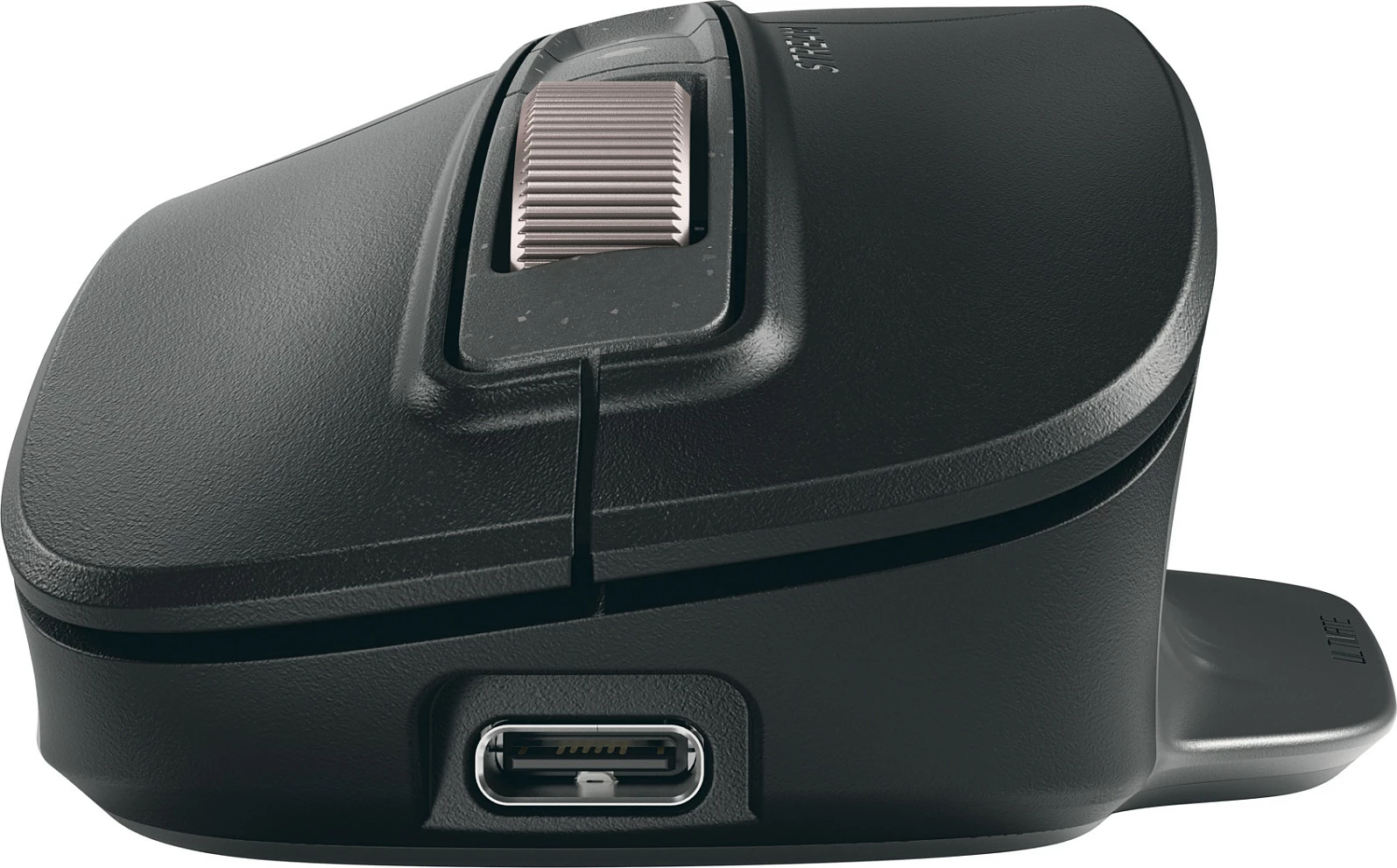 Maus Cherry STREAM MOUSE ULTIMATE, 4000 DPI, RF Wireless + Bluetooth + USB-C, i djathtë, i zi