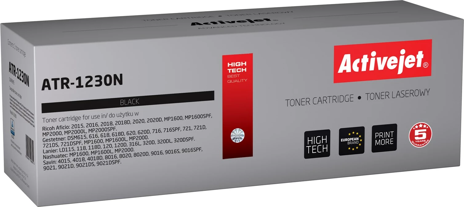 Toner zëvendësues Activejet ATR-1230N për printer Ricoh