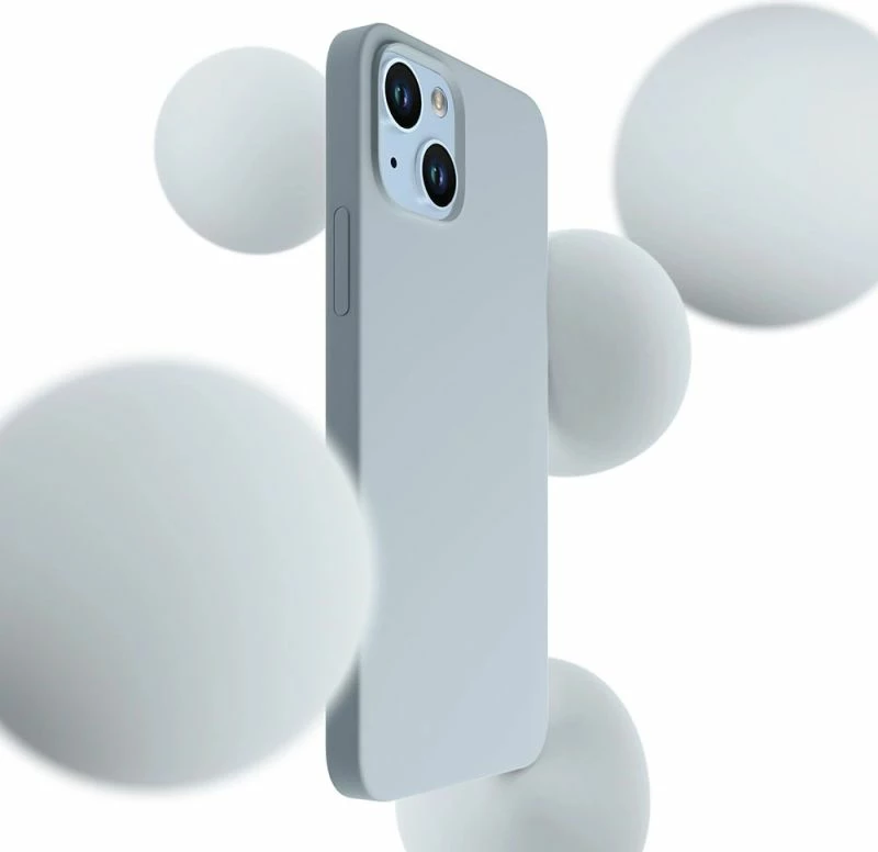 Mbrojtëse silikoni për iPhone 14 Plus 3mk Hardy MagCase, e kaltër