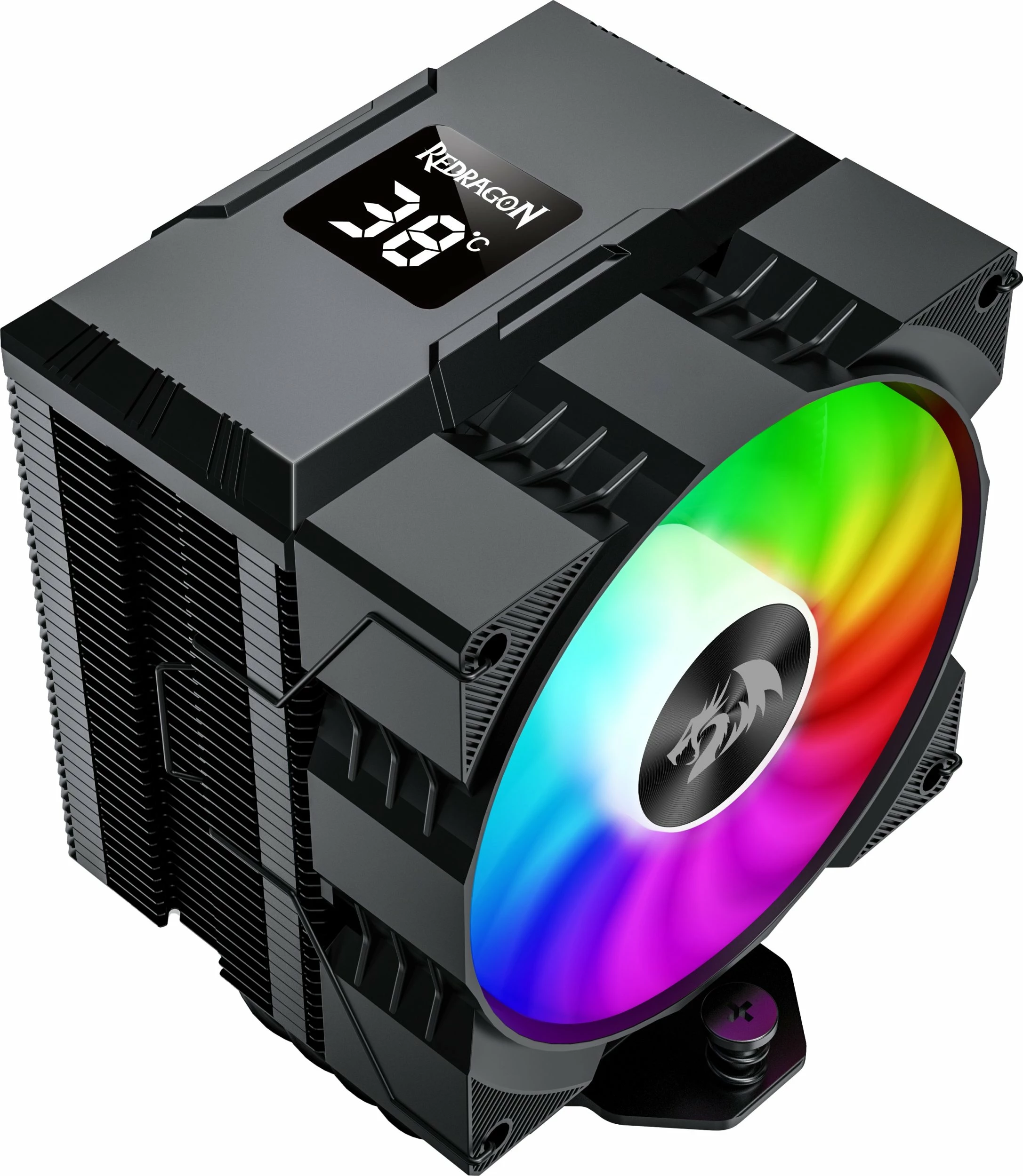 Ftohës CPU Redragon CC-1014, 92mm, RGB, 160W TDP, i zi