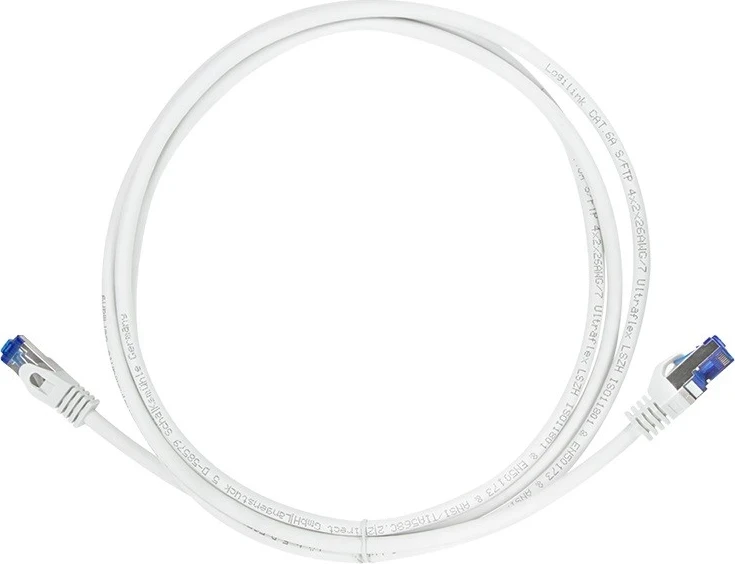 Kabel LogiLink RJ-45 S/FTP kat6a 50m, i bardhë