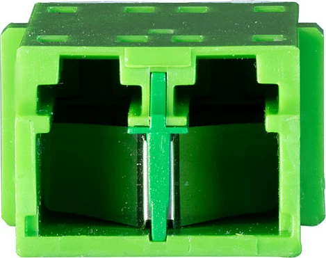 Adapter fibër optike EFB Elektronik 53519.2, LC/APC Duplex SM, i gjelbër