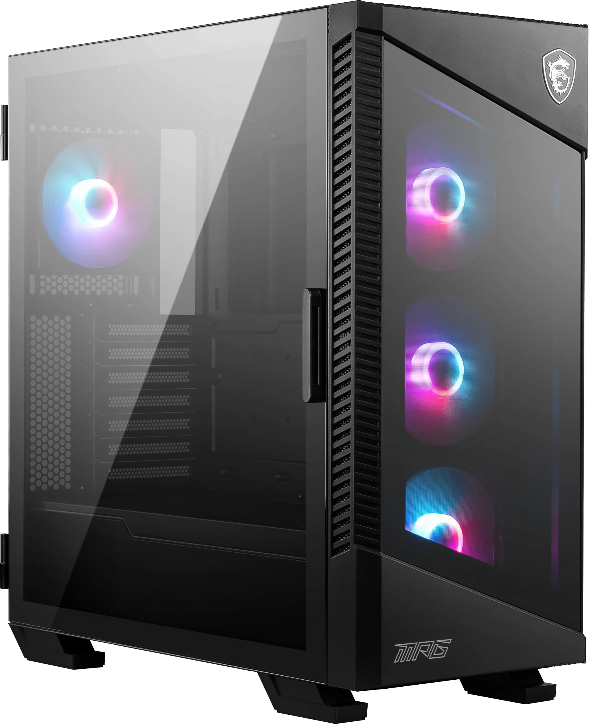 Kasë gaming MSI MPG VELOX 100R Midi Tower, 4x120mm ARGB, USB-C, e zezë