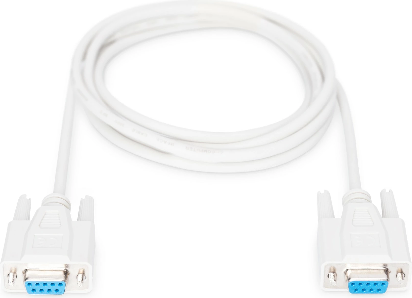 Kabllo transferi Digitus D-Sub9 F/F, 2m, bezhë