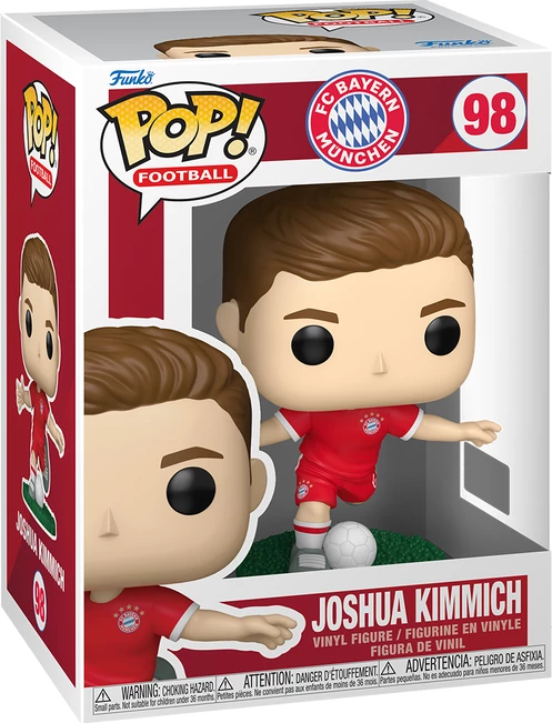 Figurinë koleksionuese Funko POP! Football Bayern Munich Kimmich, vinyl, e kuqe