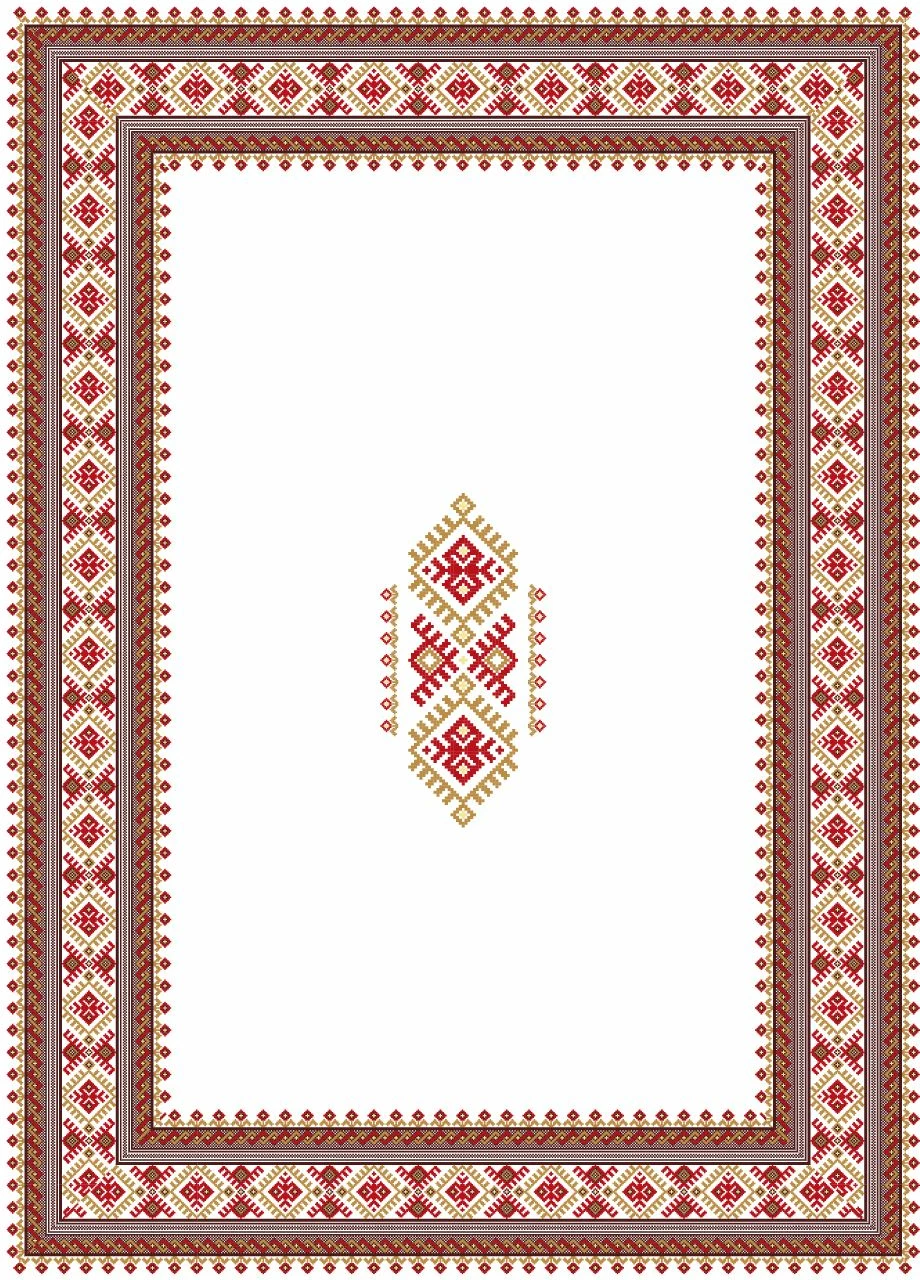 Mbulesë tavoline Hermia Concept, etnike, e bardhë