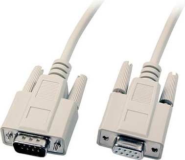 Kabllo seriale EFB Elektronik EK131.5, DB9 D-Sub M/F, 5 m, bezhë