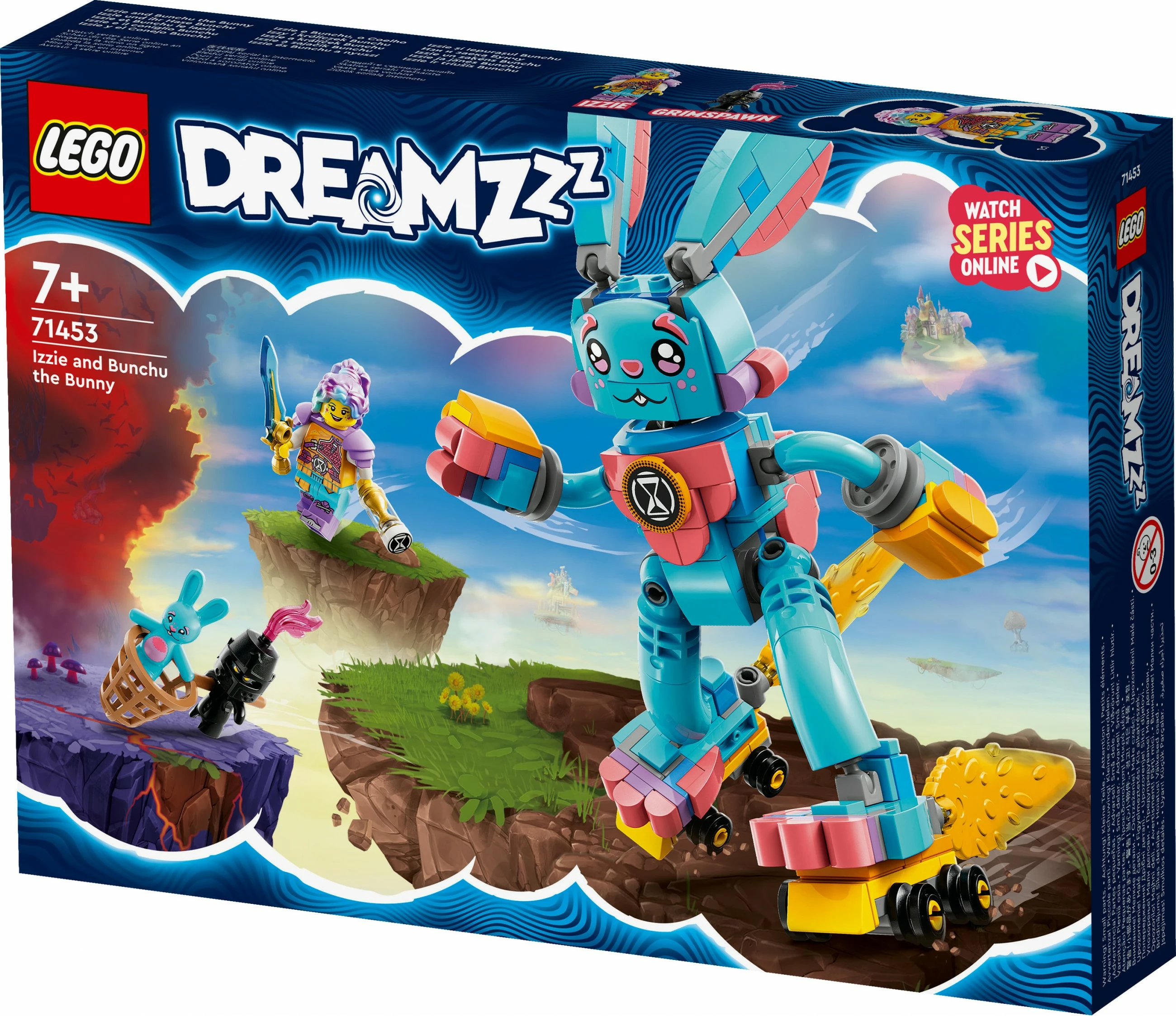 Set ndërtimi LEGO DREAMZzz 71453 Izzie dhe Bunchu, 259 pjesë, shumëngjyrësh