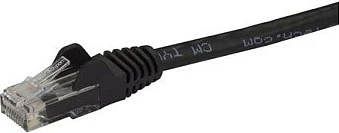 Kabllo rrjeti Ethernet StarTech N6PATC3MBK, Cat6, 3m, RJ45, Gigabit, PoE, e zezë