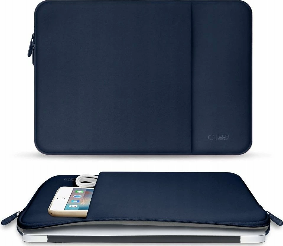 Mbështjellës laptopi Tech-Protect Neopren 15-16\" Navy Blue