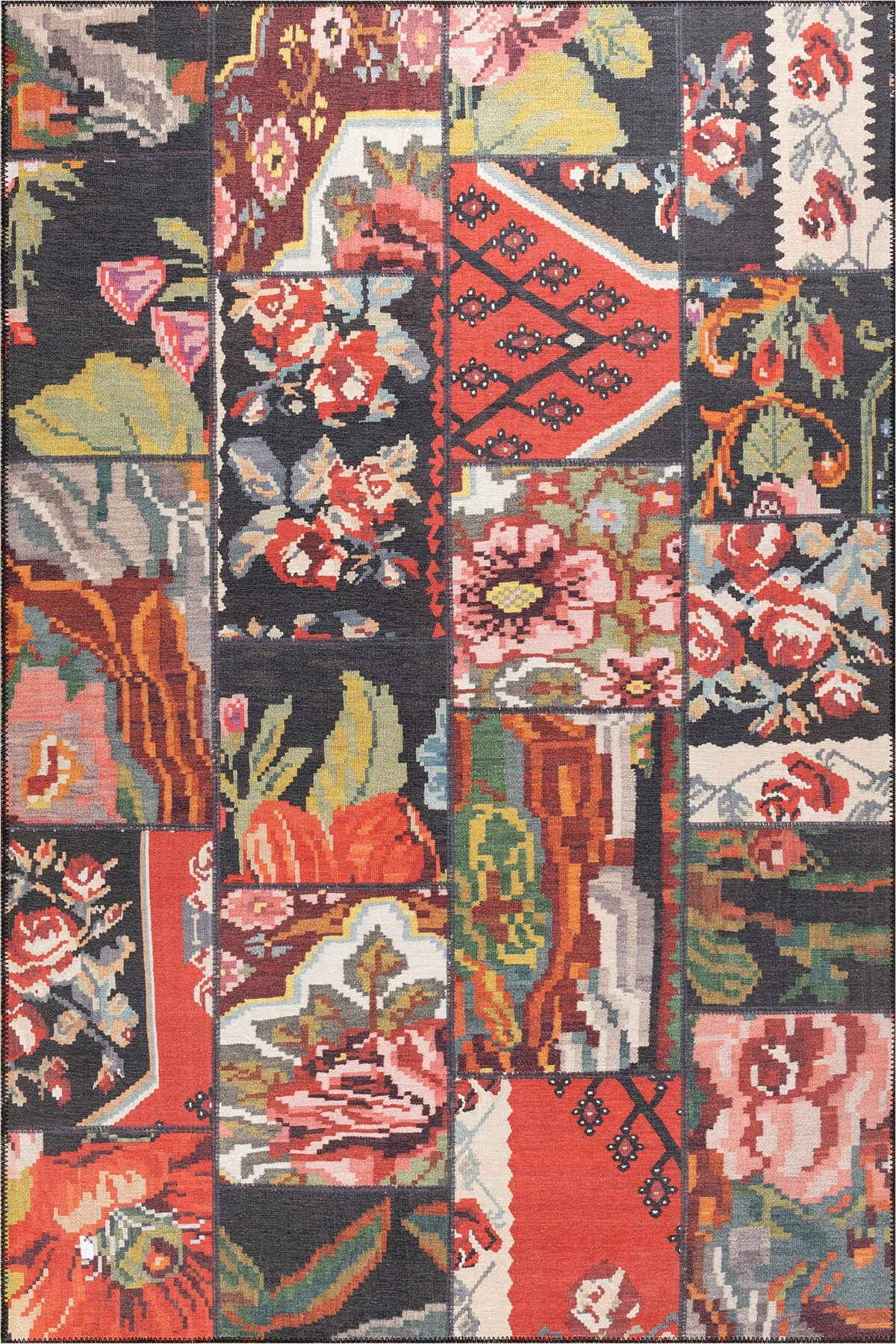 Qilim Conceptum Hypnose, Folk Chenille, shumëngjyrësh, 210x310cm