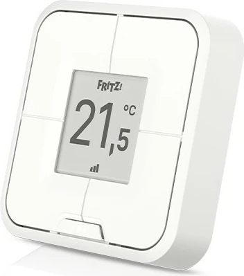 Kontrollues i mençur AVM FRITZ!DECT 440, 4 butona, ekran e-paper, i bardhë