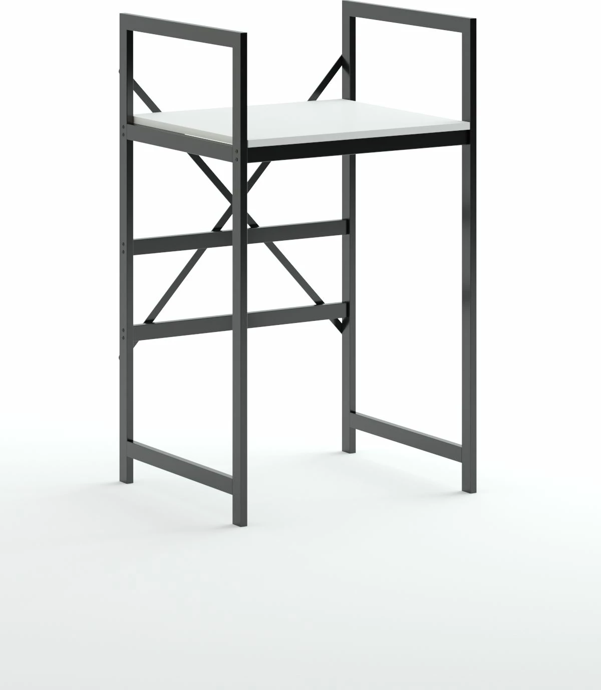 Dollap për lavatriçe, Skye Decor, C7, bardhë e zi