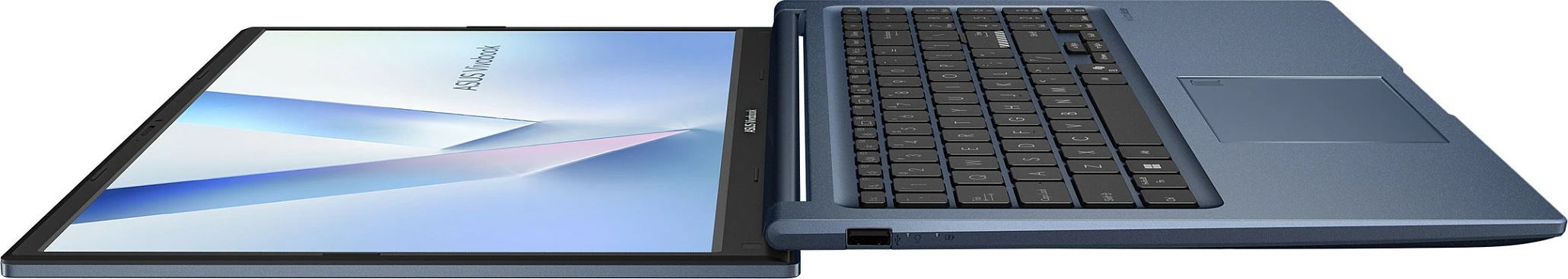 Laptop ASUS VivoBook 15 X1504MA-ISSBQ869W, Intel Core i3-304, 8GB RAM, 256GB SSD, Windows 11 Home, tastierë AZERTY FR, blu e errët