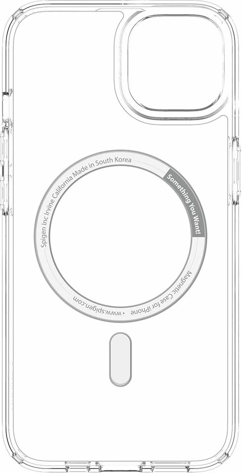 Mbështjellës Spigen Ultra Hybrid Mag për iPhone 13, MagSafe, Transparent/Bardhë