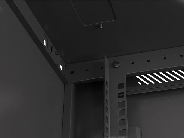 Kasë RACK LANBERG WF01-6606-10B, 6U, me derë xhami