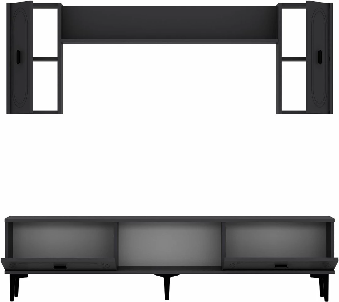 Njësi TV Skye Decor, ngjyrë antracit