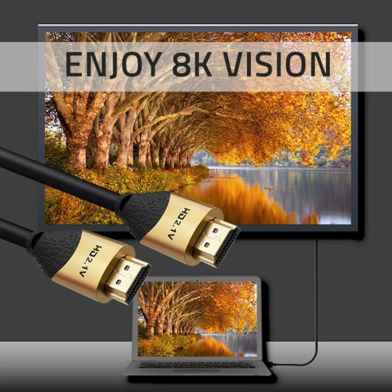 Kabllo HDMI Qoltec V2.1 Ultra High Speed 8K, e artë