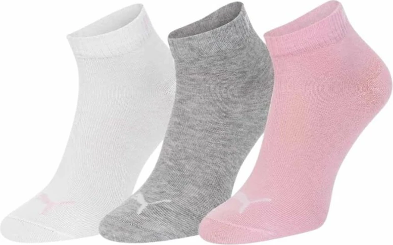 Çorape për femra dhe fëmijë Puma, të bardha, rozë dhe gri