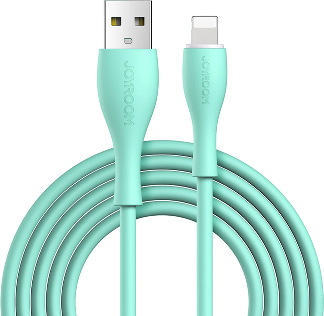 Kabllo për të dhëna dhe karikim Joyroom S-2030M8, USB-A në Lightning, 2m, e gjelbër