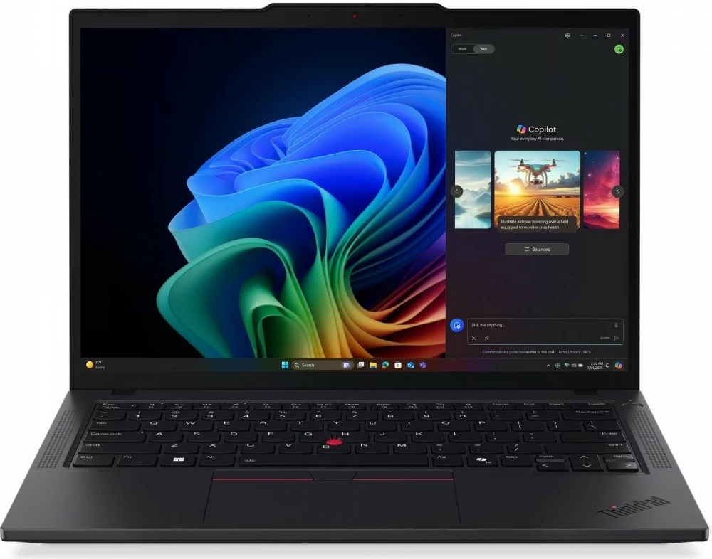 Ultrabook Lenovo ThinkPad T14 Gen 6, 14", Intel Core Ultra 7 258V, 32 GB RAM, 1 TB SSD, Windows 11 Pro, E zezë