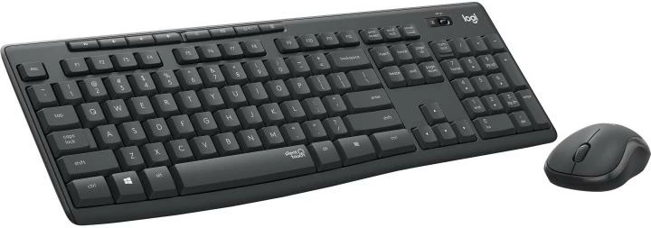 Tastierë dhe Maus pa kabllo Logitech MK295, DE layout, taste multimediale, Chrome OS, 920-009794, e zezë, set