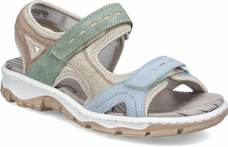 Sandale sportive femra Rieker 68866-94, shumëngjyrëshe