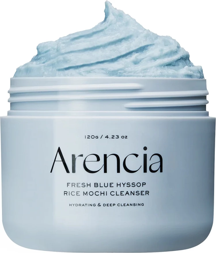 Pastrues për fytyrë për femra Arencia Fresh Blue Hyssop Rice Mochi, 120g