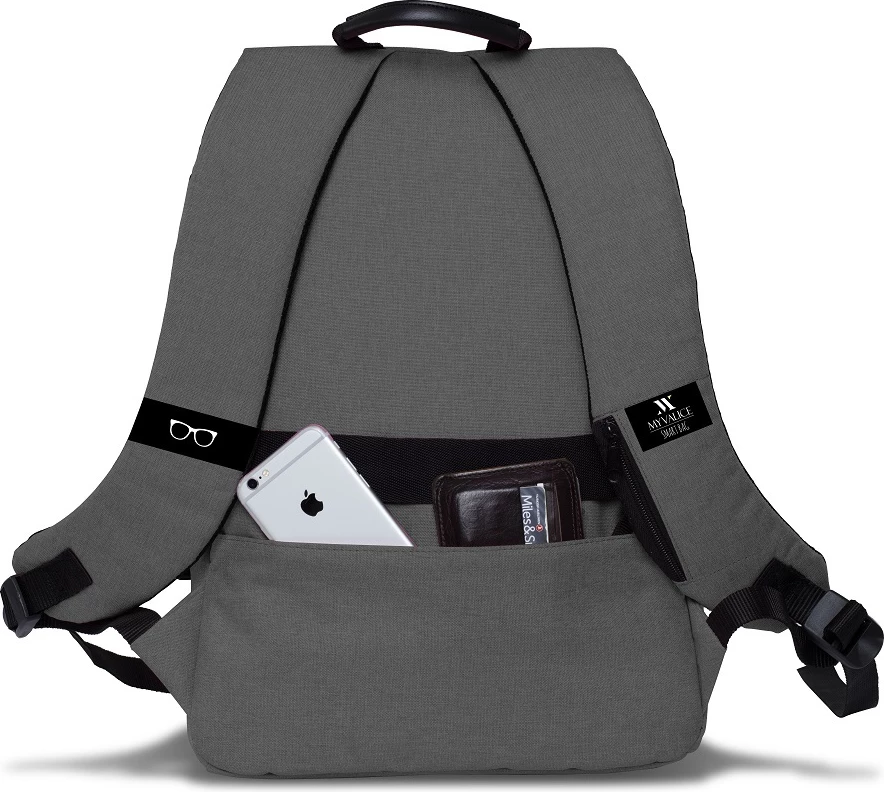 Çantë laptopi Zoozie Bags, ngjyrë gri, 2822