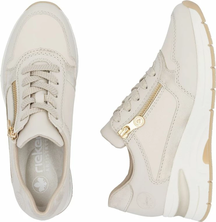 Atlete platforme për femra Rieker, bezhë