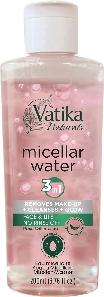 Ujë micelar për femra Dabur Vatika Rose 3in1, 200ml