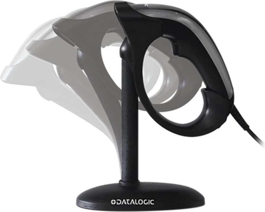 Skaner barkodesh Datalogic HERON HD3430, 2D, USB, zi/argjendtë