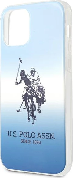 Mbështjellës U.S. Polo Assn. USHCP12SPCDGBL për iPhone 12 mini 5.4", Gradient, kaltër