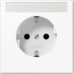 Prizë muri Jung LS 1520 NA WW, Type F, 16A 250V, 1x, e bardhë