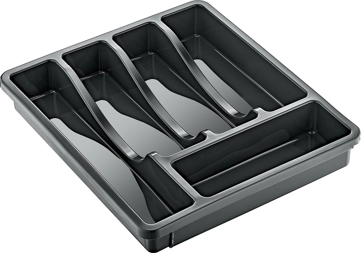 Rregullues për sirtar kuzhine, ngjyrë gri, Hermia FT-054