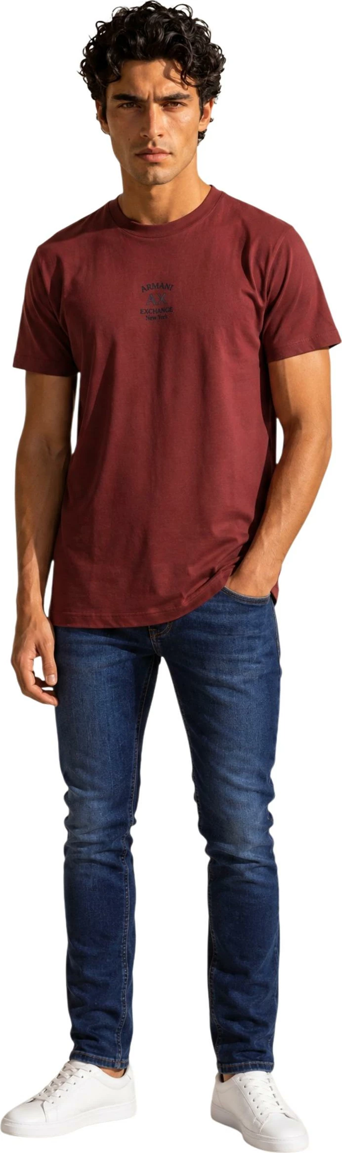Maicë për meshkuj Armani Exchange XM003023 AF10358, ngjyrë tullë [Madhësia: S]