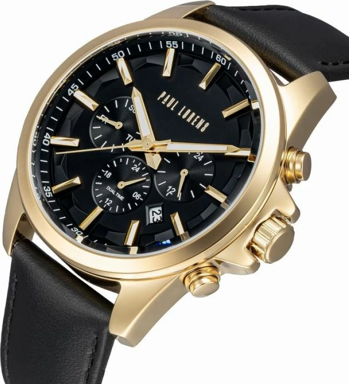 Orë dore për meshkuj Paul Lorens, e zezë