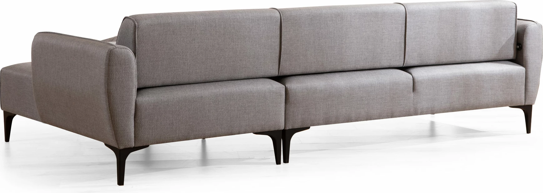 Këndore Belissimo, ngjyrë gri, Atelier del Sofa, anë e djathtë