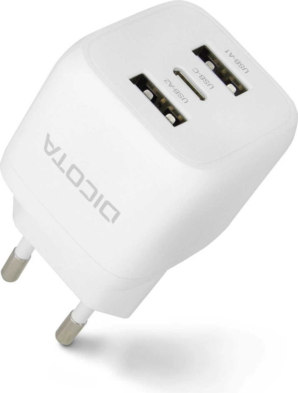 Karikues DICOTA D32069, 32W, USB-C dhe USB-A, i bardhë