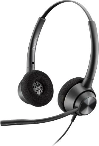 Kufje me mikrofon, HP Poly, EncorePro 320 (767G0AA), stereo, USB-A, kabllo 2–7 m, e zezë