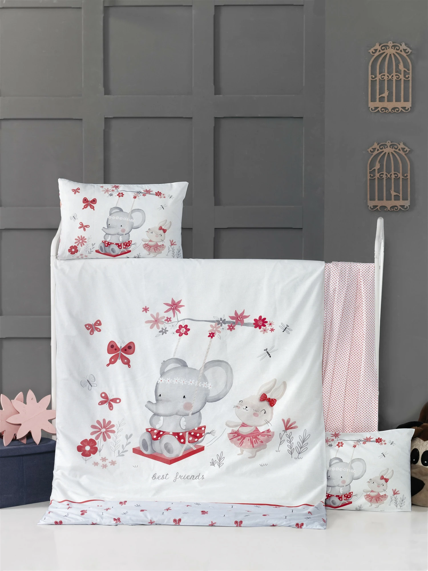 Set mbulesë për batanije për bebe Ranforce, L'essentiel, Swing