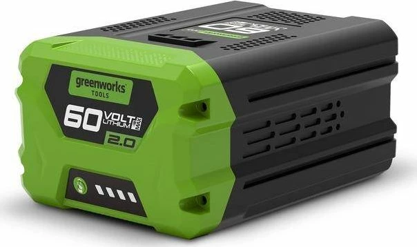 Bateri Greenworks G60B2 60V 2Ah Li-ion jeshile/zezë