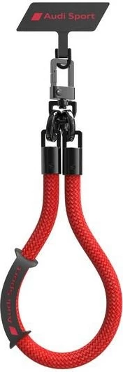 Litar për qafë për celular Audi Universal 28cm x 10mm, Kuq