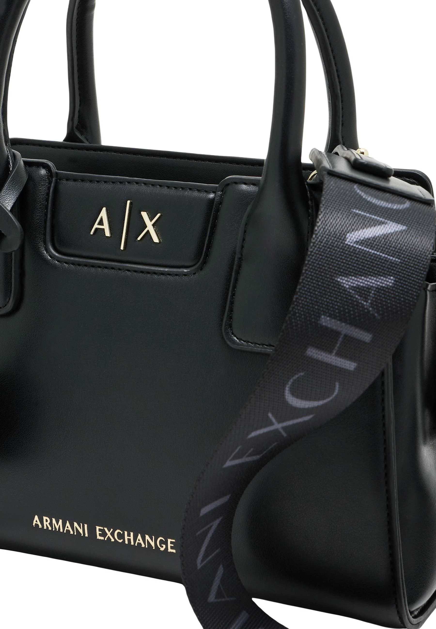 Çantë krahu për femra Armani Exchange XW002159 AF26570, e zezë